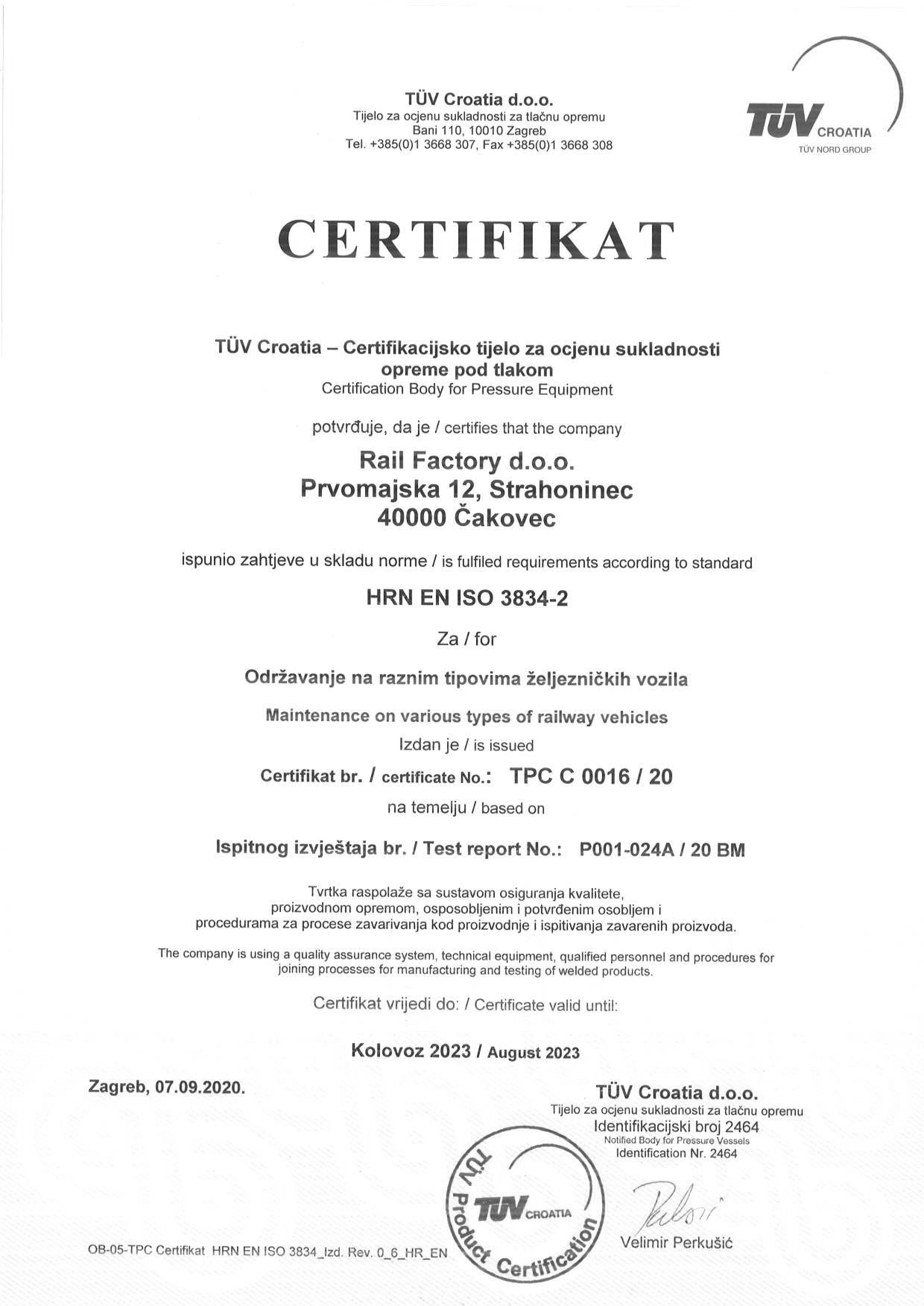 HRN EN ISO 3834-1